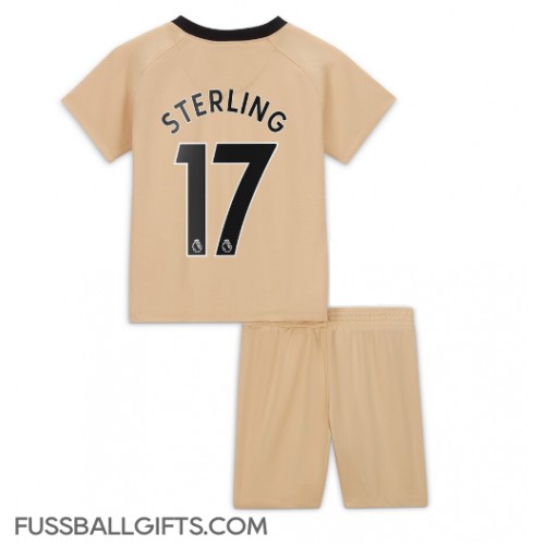 Chelsea Raheem Sterling #17 Fußballbekleidung 3rd trikot Kinder 2022-23 Kurzarm (+ kurze hosen)